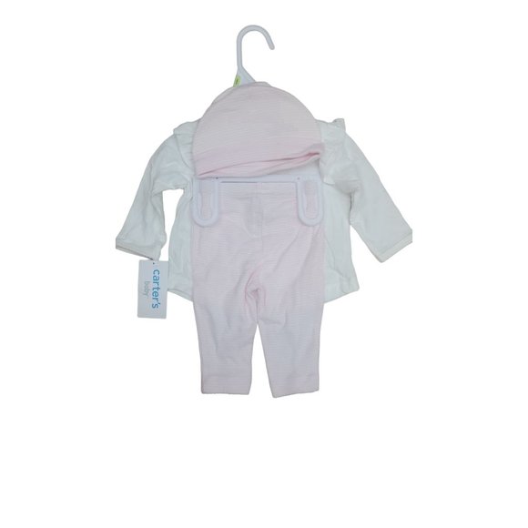 Carter's Baby Girls 4-pc. Pant Set, 3 Months , White - Picture 4 of 8